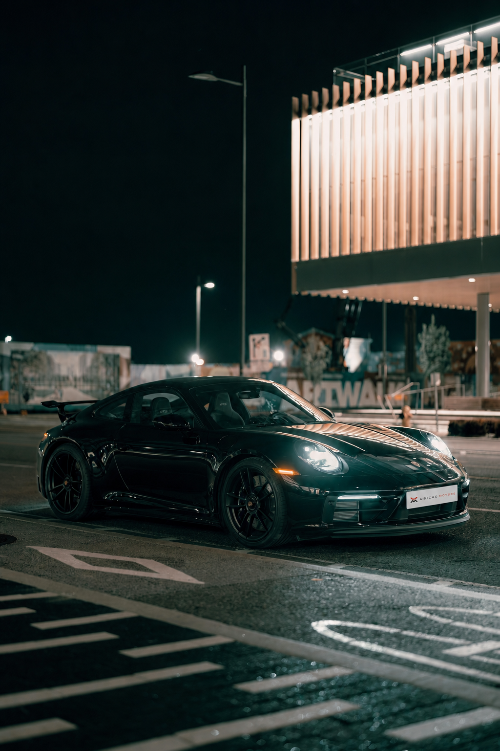 Porsche 911 en un espacio exclusivo